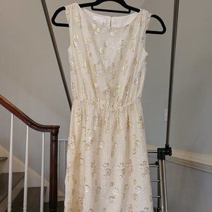 MM Couture By Miss Me Silk Metallic Dress